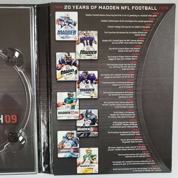 Madden NFL XX Yrs 1989 2009 Collector's - Picture 6 of 8